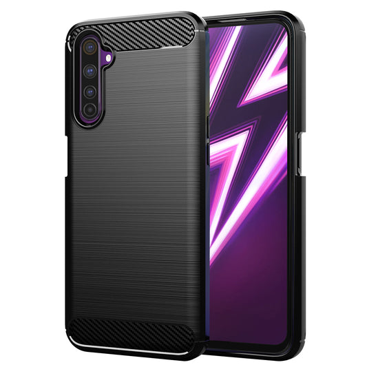 Capa para Realme 6 Pro, Techsuit, Carbono, Preta