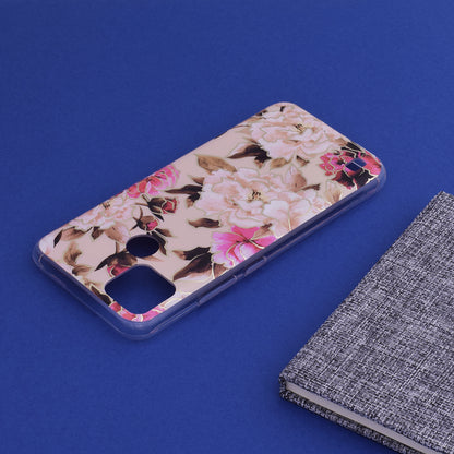 Capa para Realme C21Y / C25Y, Techsuit, Marble, Bege