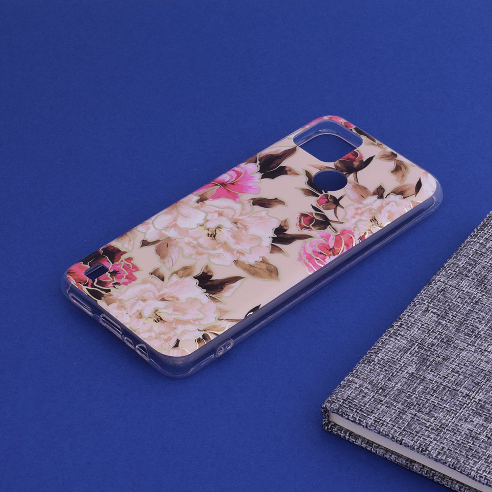 Capa para Realme C21Y / C25Y, Techsuit, Marble, Bege