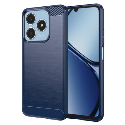 Case for Realme C63 / C61, Techsuit, Carbon, Blue