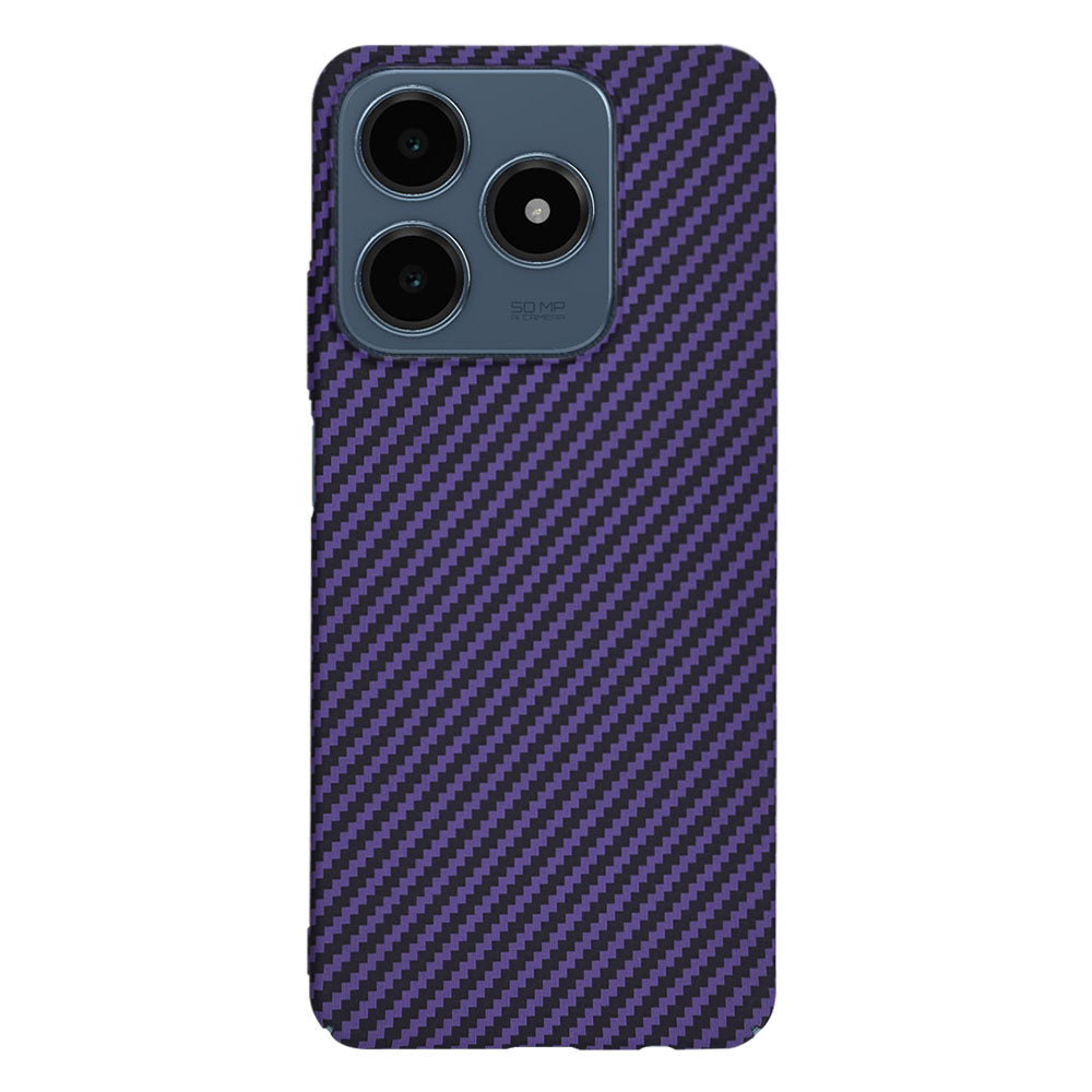 Capa para Realme C63 / C61, Techsuit, Carbonite FiberShell, Roxa