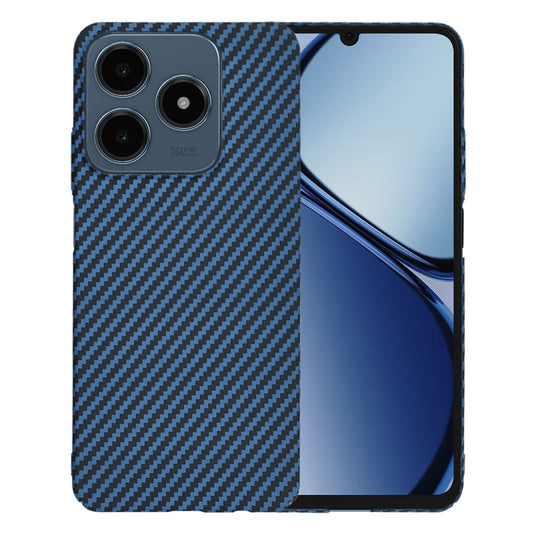 Capa para Realme C63 / C61, Techsuit, Carbonite FiberShell, Turquesa