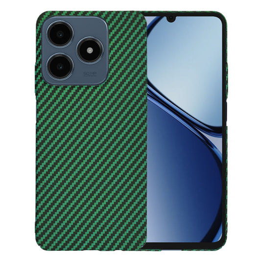 Capa para Realme C63 / C61, Techsuit, Carbonite FiberShell, Verde