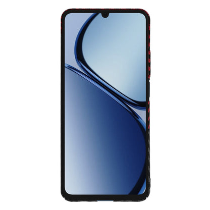 Capa para Realme C63 / C61, Techsuit, Carbonite FiberShell, Preto Vermelho