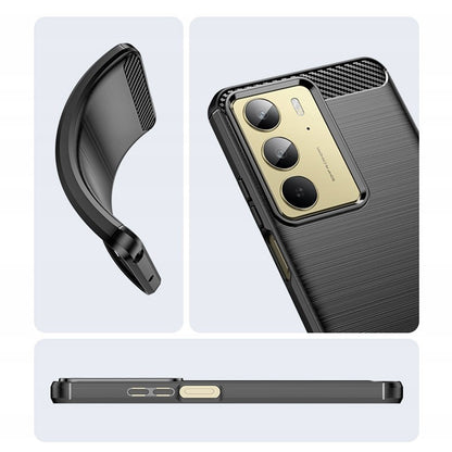 Capa para Realme C75 5G / 14x, Techsuit, Carbono, Preta