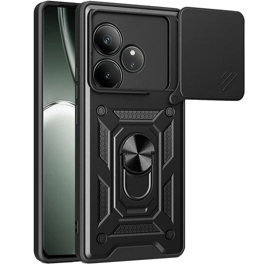 Capa para Realme GT 6T / GT 6, Techsuit, CamShield, Preta