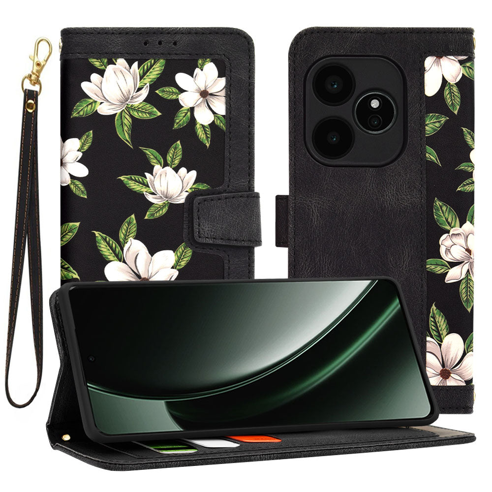Capa para Realme GT 6T / GT 6, Techsuit, FlipCraft, Preta