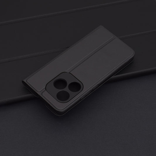 Capa para Realme GT 6T / GT 6, Techsuit, Magskin Book, Preta