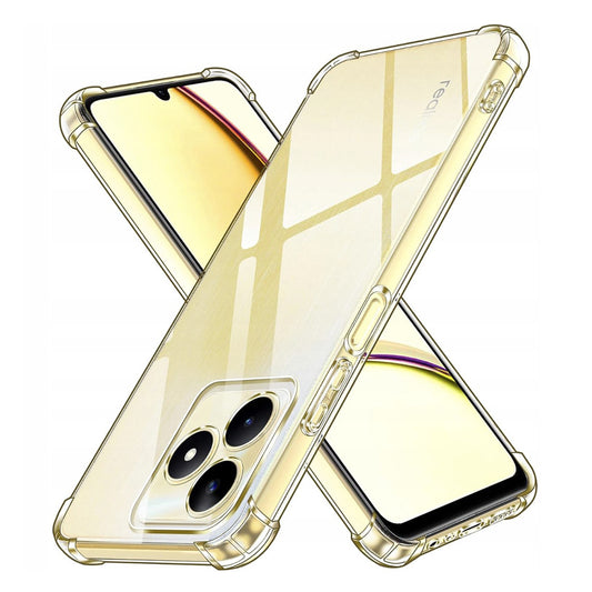 Capa para Realme Note 50 / C51, Techsuit, Transparente à Prova de Choques, Transparente