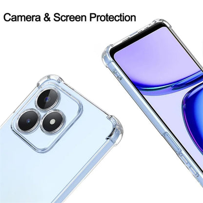 Case for Realme Note 50 / C51, Techsuit, Shockproof Clear, Transparent