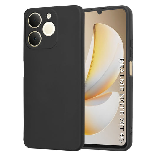 Capa para Realme Note 70T, Techsuit, SoftFlex, Preta