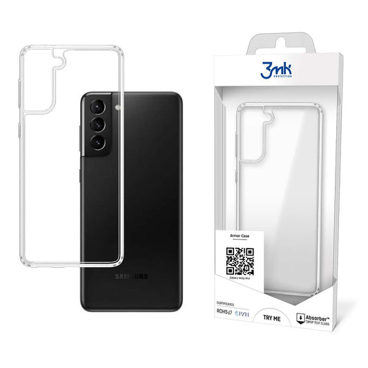 Capa para Samsung Galaxy S21 5G G991, 3MK, Armour, Transparente 