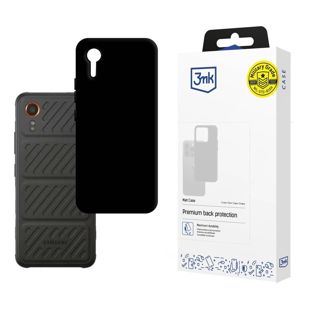 Capa para Samsung Galaxy Xcover7 G556, 3MK, Preta Mate
