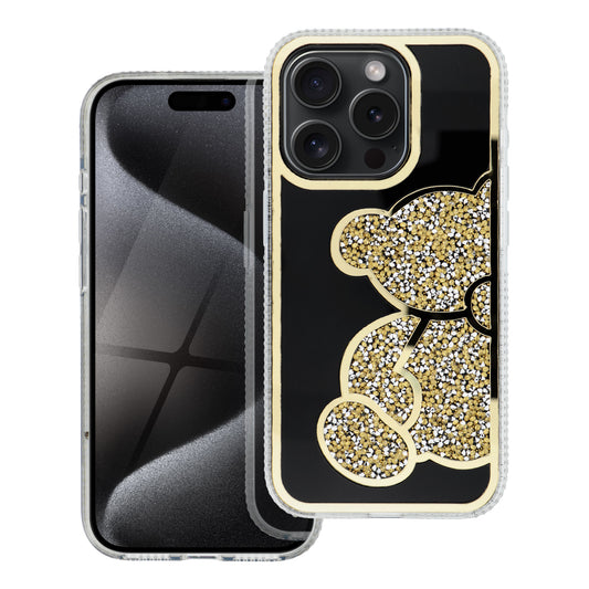 Capa para Samsung Galaxy A15 5G A156 / A15 A155, OEM, Teddy Bear, Dourada