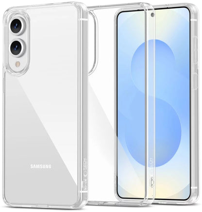 Case for Samsung Galaxy S25 Edge S937, Tech-Protect, Flexair Hybrid, Transparent