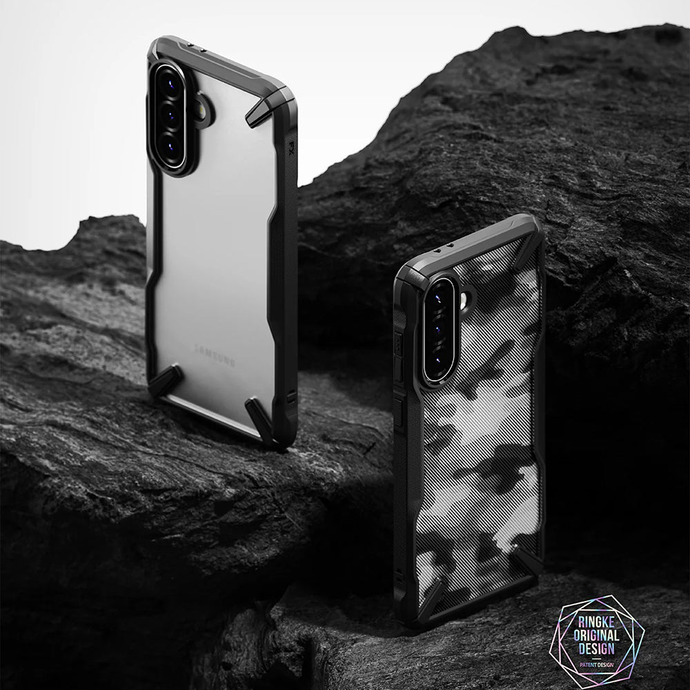 Capa para Samsung Galaxy A56 A566 / A36 A366, Ringke, Fusion X Camo, Preta