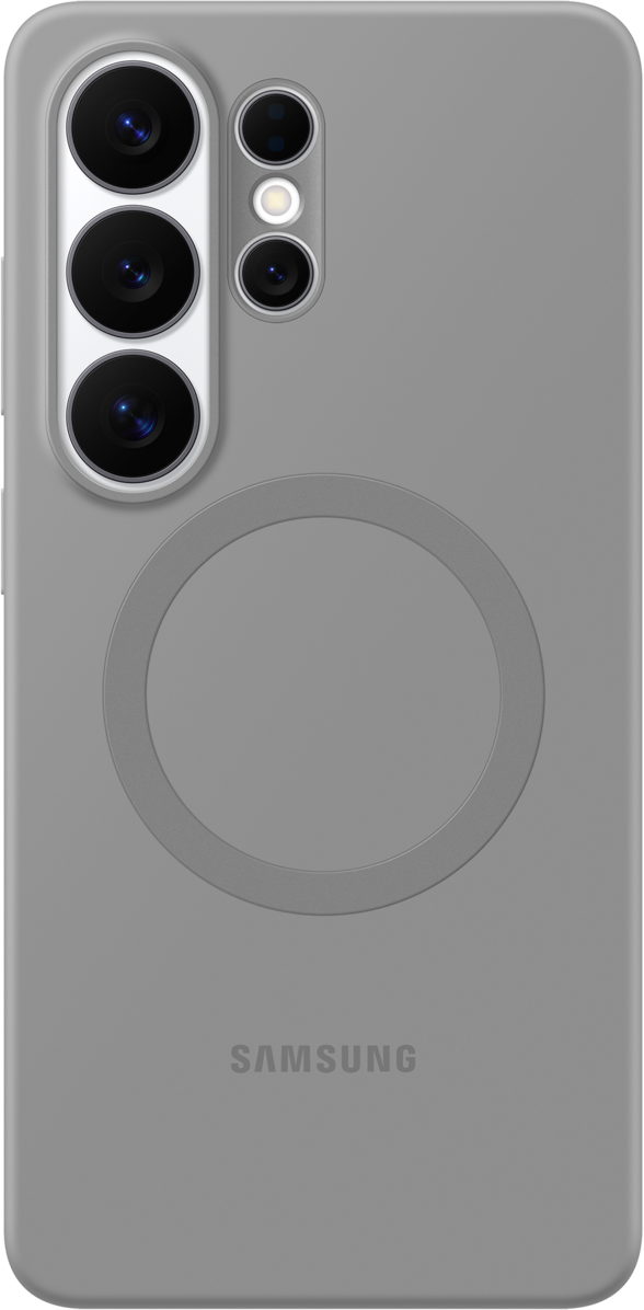 Capa para Samsung Galaxy S26 Ultra S948, Silicone Magnet Case, Cinza EF-ES948CJEGWW