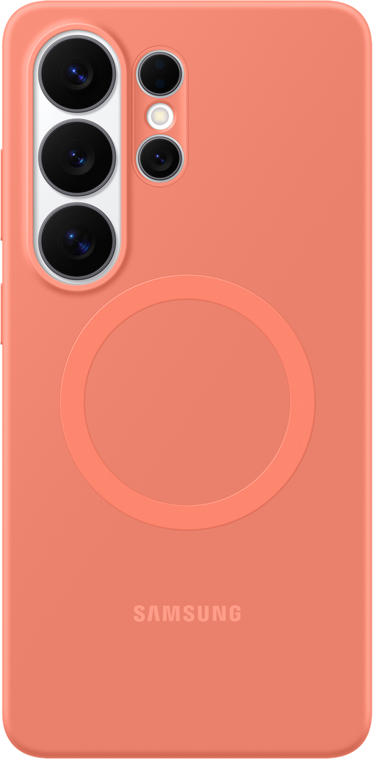 Capa para Samsung Galaxy S26 Ultra S948, Silicone Magnet Case, Vermelha EF-ES948COEGWW