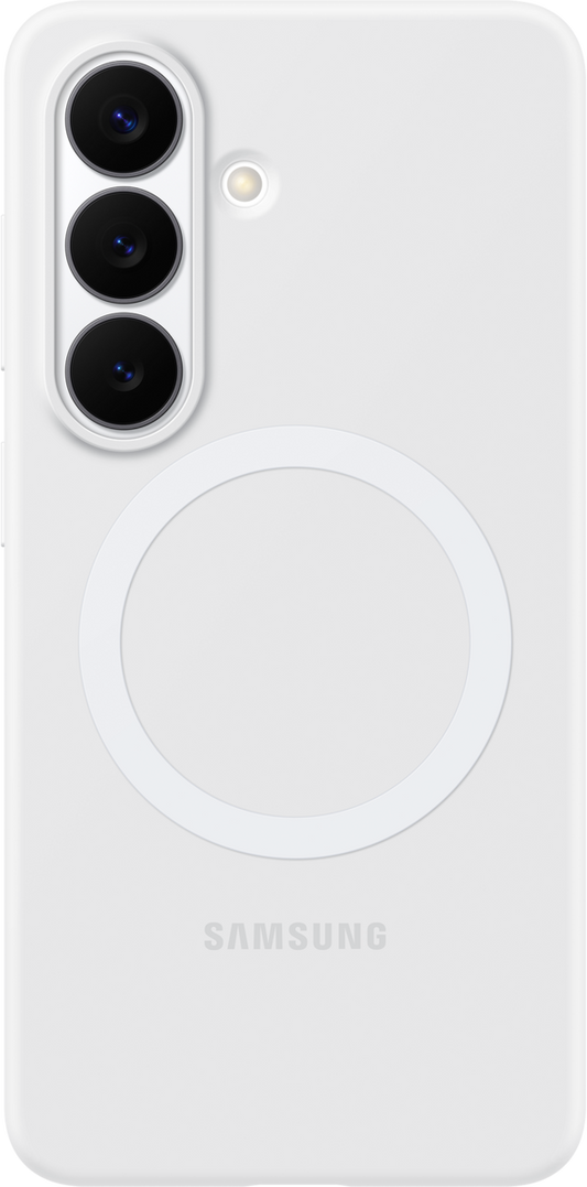 Capa para Samsung Galaxy S26 S942, Silicone Magnet Case, Branca EF-ES942CWEGWW