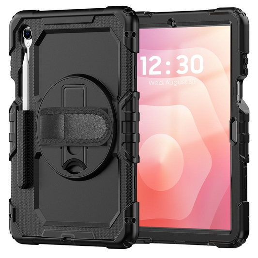 Capa para Samsung Galaxy Tab S11, Tech-Protect, Solid360, Preta