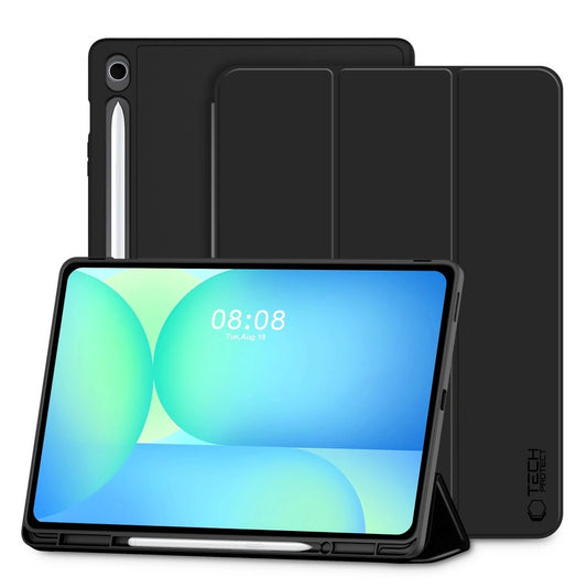 Capa para Samsung Galaxy Tab S10 FE+, Tech-Protect, SC PEN, Preta