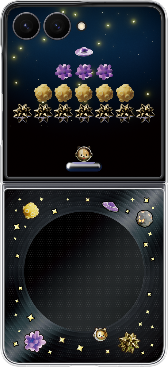 Capa para Samsung Galaxy Z Flip8 F776, FlipSuit Case, Preta EF-FF776CBEGWW