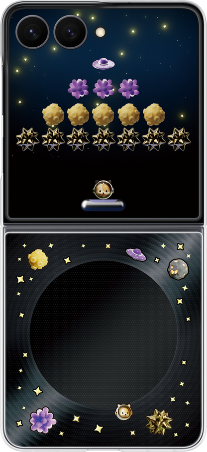Capa para Samsung Galaxy Z Flip8 F776, FlipSuit Case, Preta EF-FF776CBEGWW