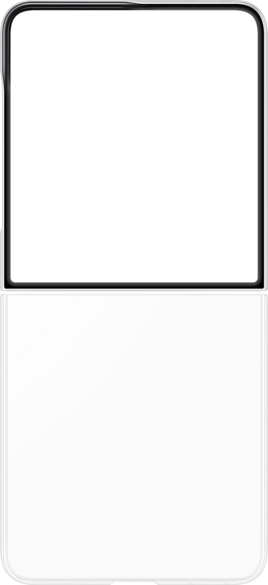 Capa para Samsung Galaxy Z Flip8 F776, Capa Transparente, Transparente EF-QF776CTEGWW
