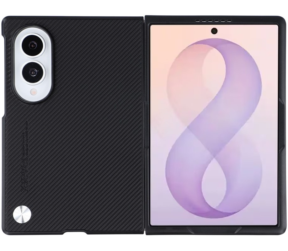 Capa para Samsung Galaxy Z Fold8 F971, X-Level, Carbono, Preta