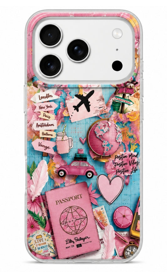 Capa para Samsung Galaxy A07 / A07 4G A075, Perfect Case, Dreamora Pink Flight, Multicolor