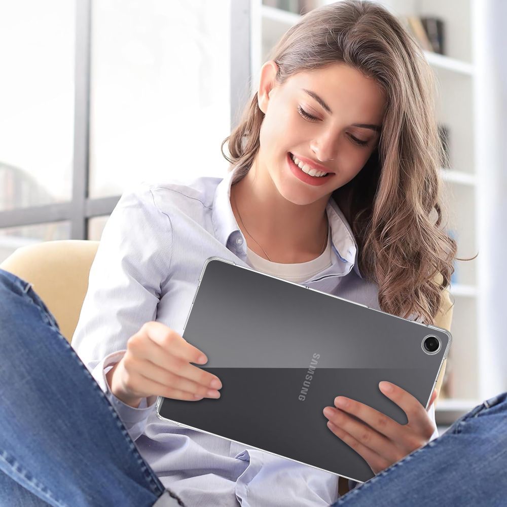 Capa para Samsung Galaxy Tab A11 / Tab A9, Tech-Protect, Flexair, Transparente