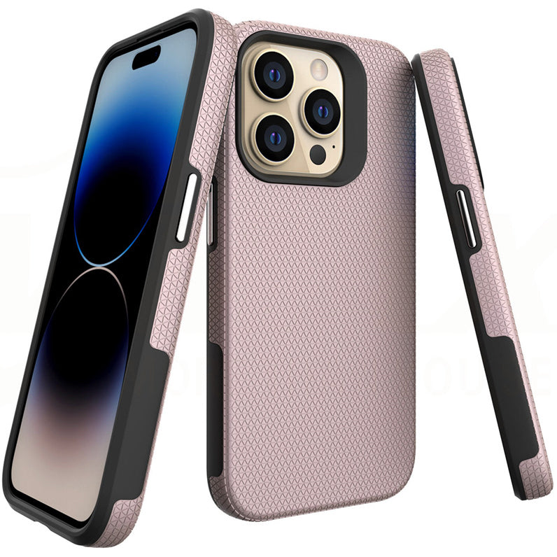 Capa para Samsung Galaxy A15 5G A156 / A15 A155, Vmax, Triangle, Rosa Dourado