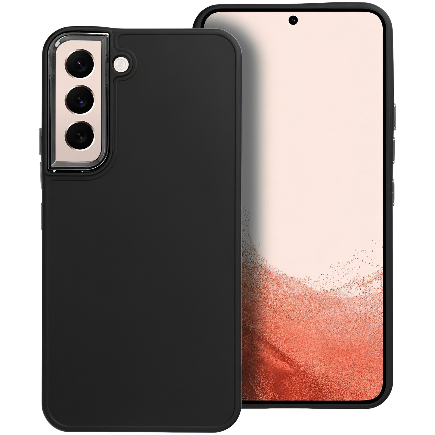 Capa para Samsung Galaxy S22 5G S901, OEM, Frame, Preta