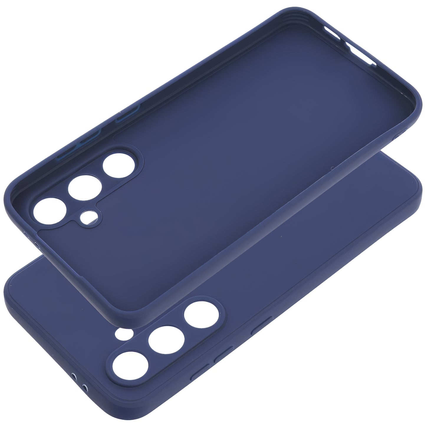 Capa para Samsung Galaxy S24 FE S721, OEM, mate, azul 