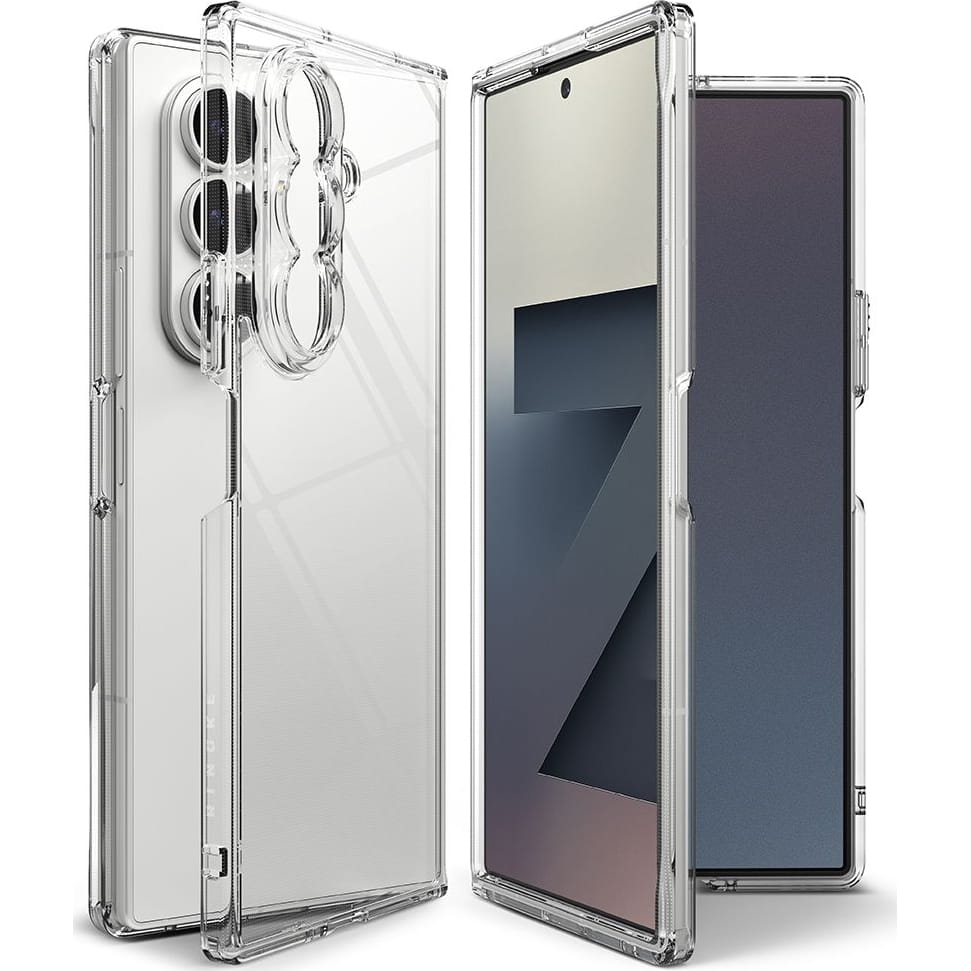 Capa para Samsung Galaxy Z Fold7 F966, Ringke, Fusion, Transparente