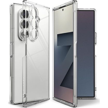 Capa para Samsung Galaxy Z Fold7 F966, Ringke, Fusion, Transparente