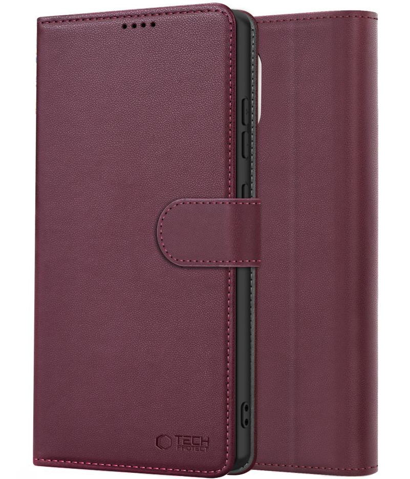Capa para Samsung Galaxy A37 5G / A56 A566 / A36 A366, Tech-Protect, Wallet, Roxo