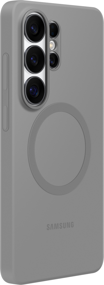 Capa para Samsung Galaxy S26 Ultra S948, Silicone Magnet Case, Cinza EF-ES948CJEGWW