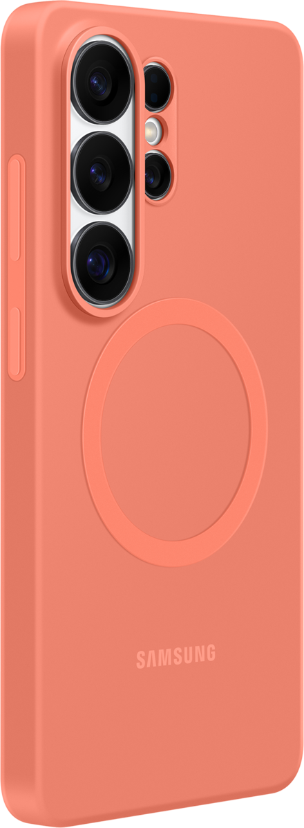 Capa para Samsung Galaxy S26 Ultra S948, Silicone Magnet Case, Vermelha EF-ES948COEGWW