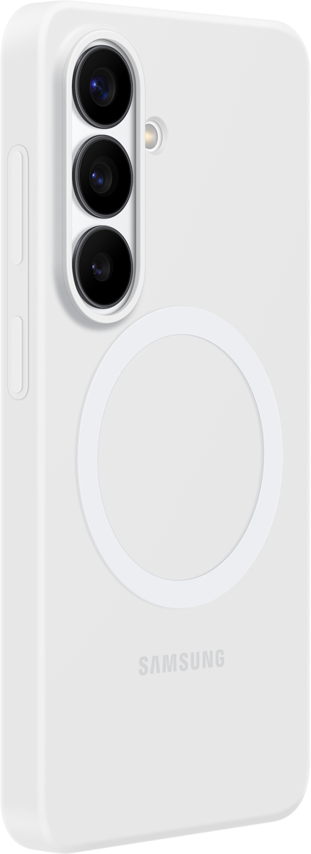 Capa para Samsung Galaxy S26 S942, Silicone Magnet Case, Branca EF-ES942CWEGWW