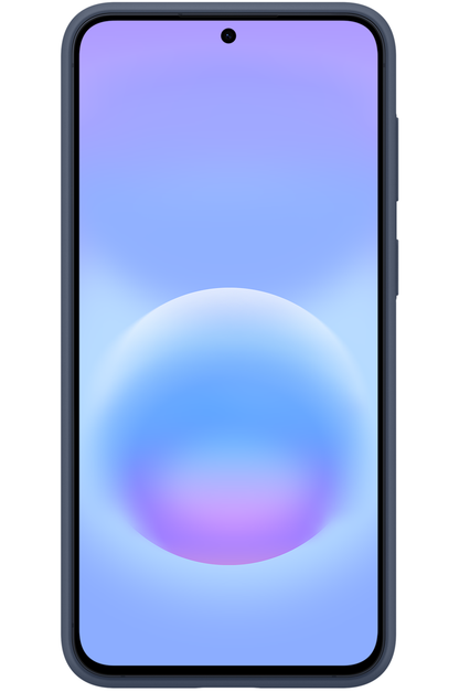 Capa para Samsung Galaxy A57 5G, Silicone Case, Azul-marinho EF-PA576CNEGWW