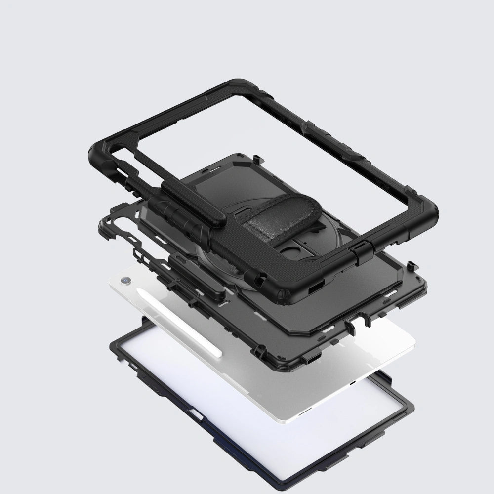 Capa para Samsung Galaxy Tab S10 FE+, Tech-Protect, Solid, Preta