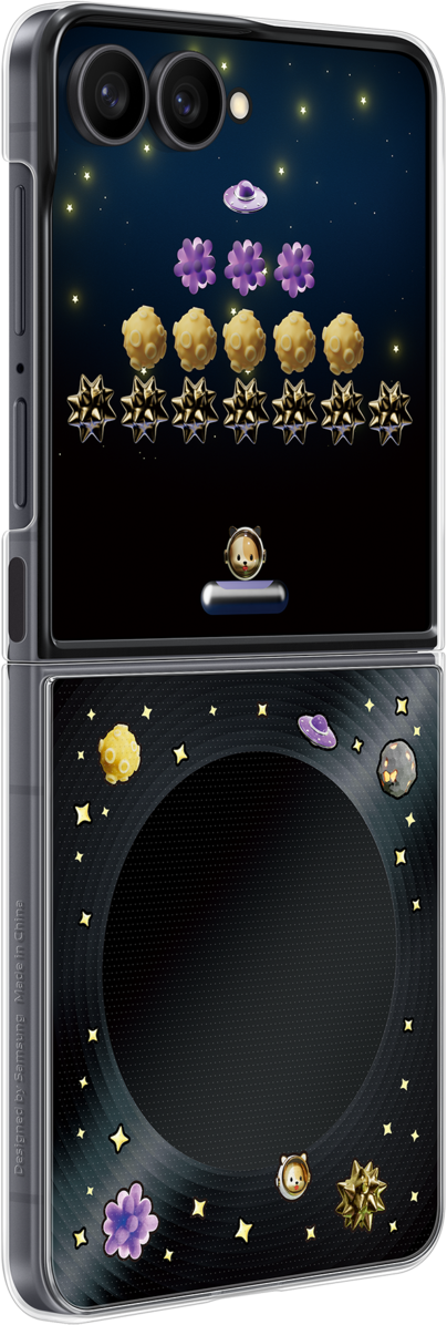 Capa para Samsung Galaxy Z Flip8 F776, FlipSuit Case, Preta EF-FF776CBEGWW