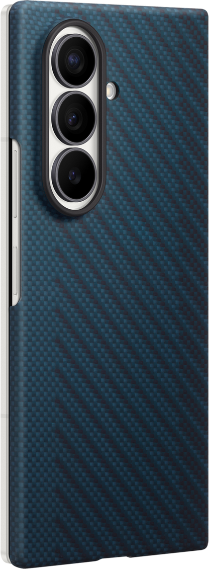 Capa para Samsung Galaxy Z Fold8 Ultra F976, Carbon Magnet Case, Azul Marinho EF-KF976SNEGWW