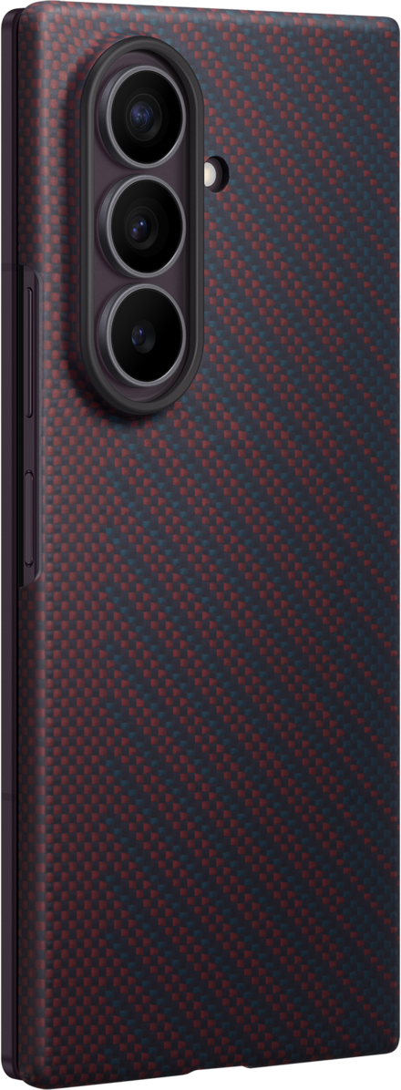 Capa para Samsung Galaxy Z Fold8 Ultra F976, Carbon Magnet Case, Vermelha EF-KF976SREGWW