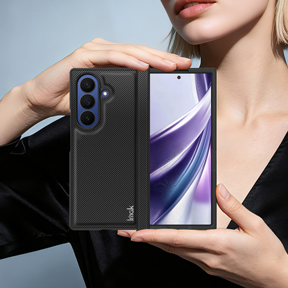 Capa para Samsung Galaxy Z Fold8 Ultra F976, Imak, Carbono, Preta