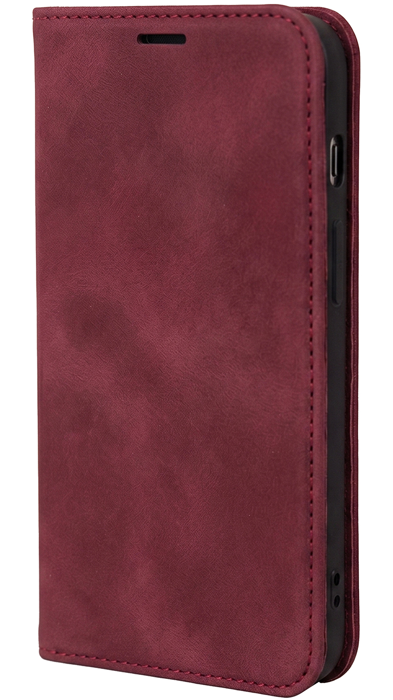 Capa para Samsung Galaxy A18 5G A186 / A17 4G A175 / A17 5G A176 / A26 A266, OEM, Smart Suede, Cor de vinho