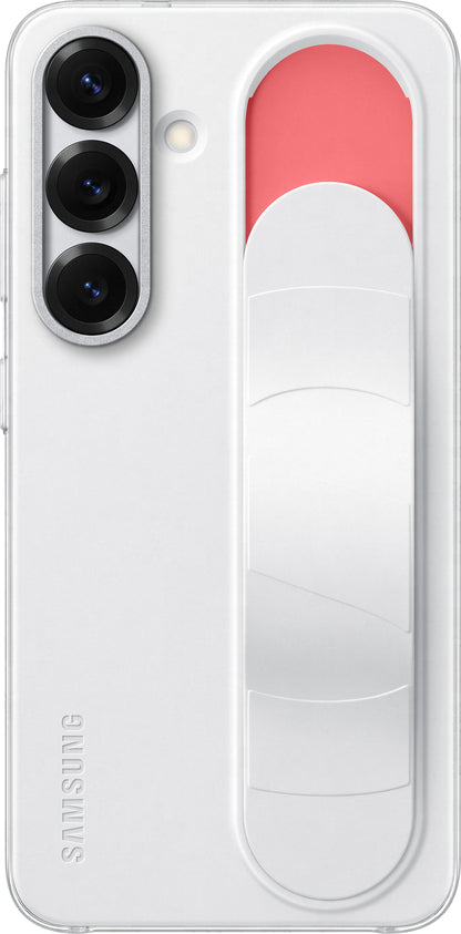 Capa para Samsung Galaxy S25 S931, Standing Grip, Branca EF-GS931CWEGWW