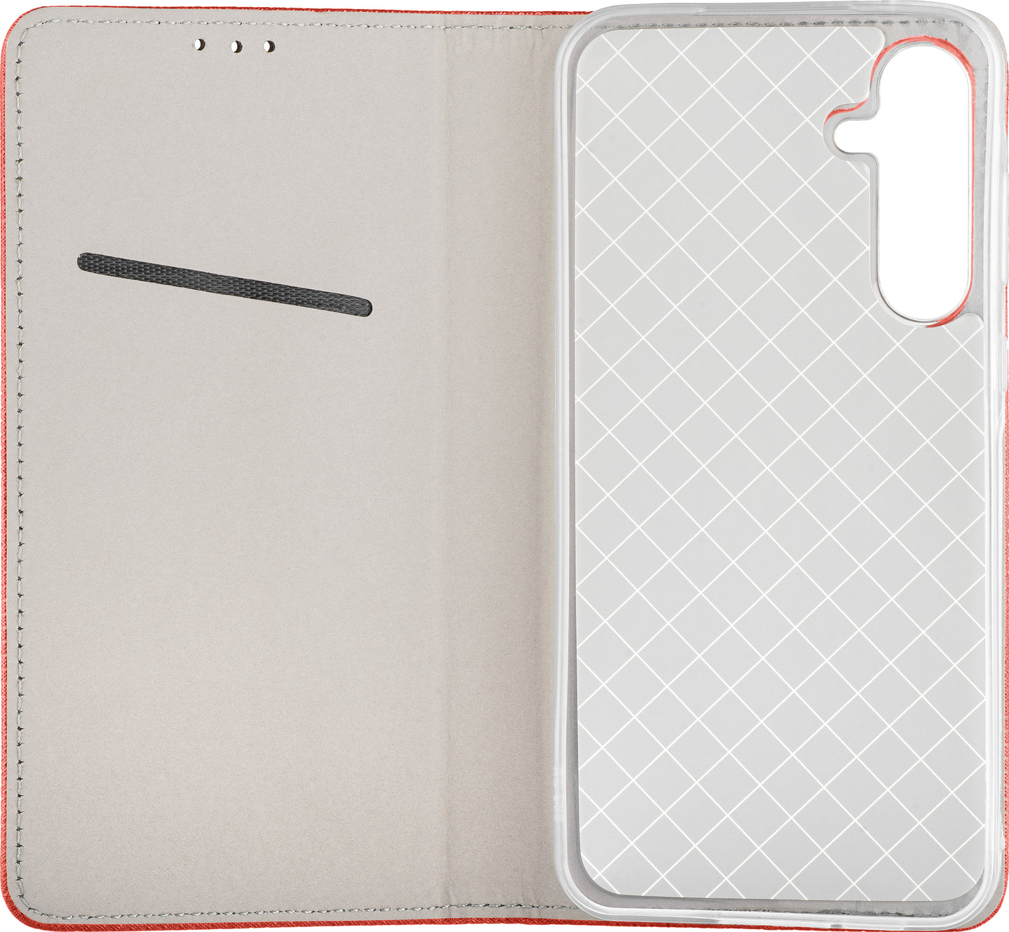 Capa para Samsung Galaxy A26 A266, OEM, Smart Magnet, Vermelha