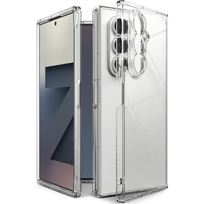 Capa para Samsung Galaxy Z Fold7 F966, Ringke, Fusion, Transparente